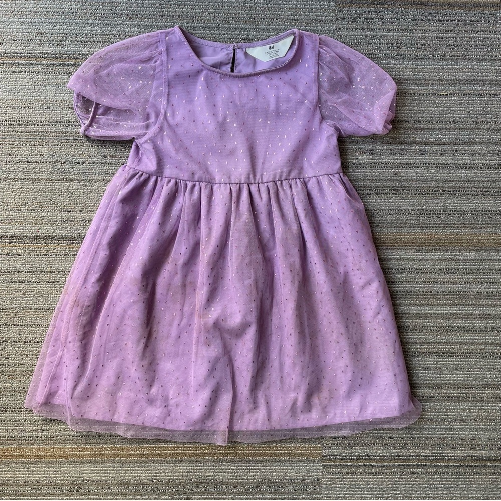 Kid’s H&M Tulle Short Sleeve Dress - 5T